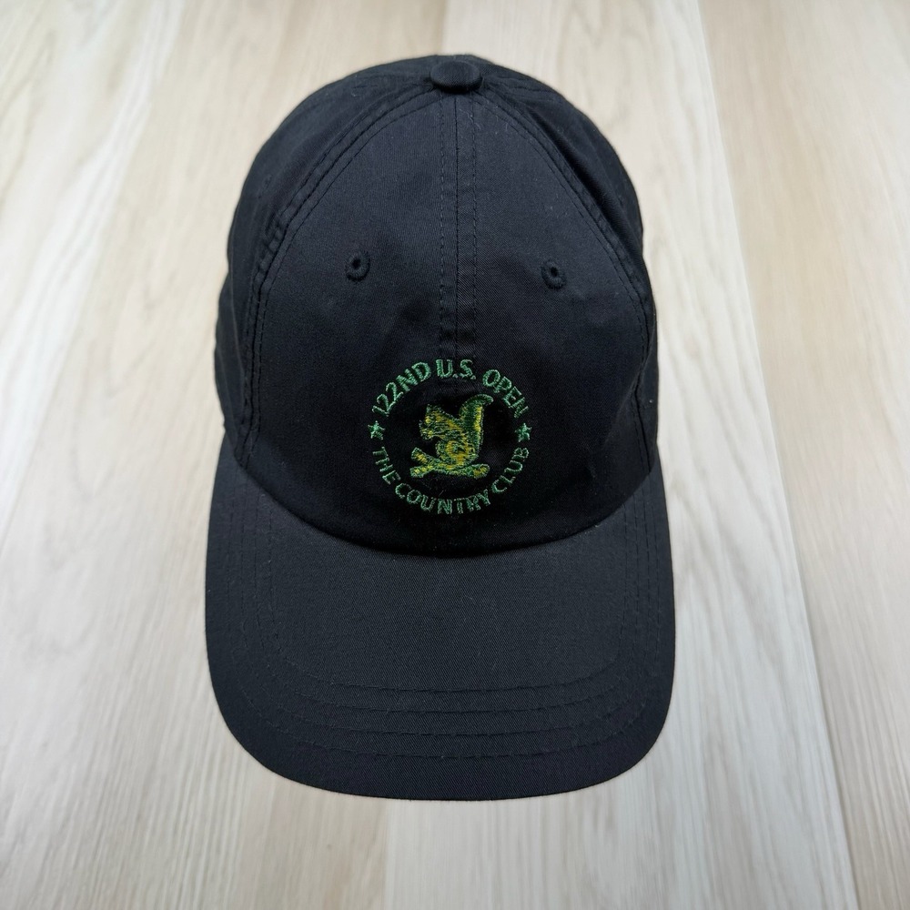 American Needle The Country Club Brookline 122nd U.S Open Golf Hat Cap Black
